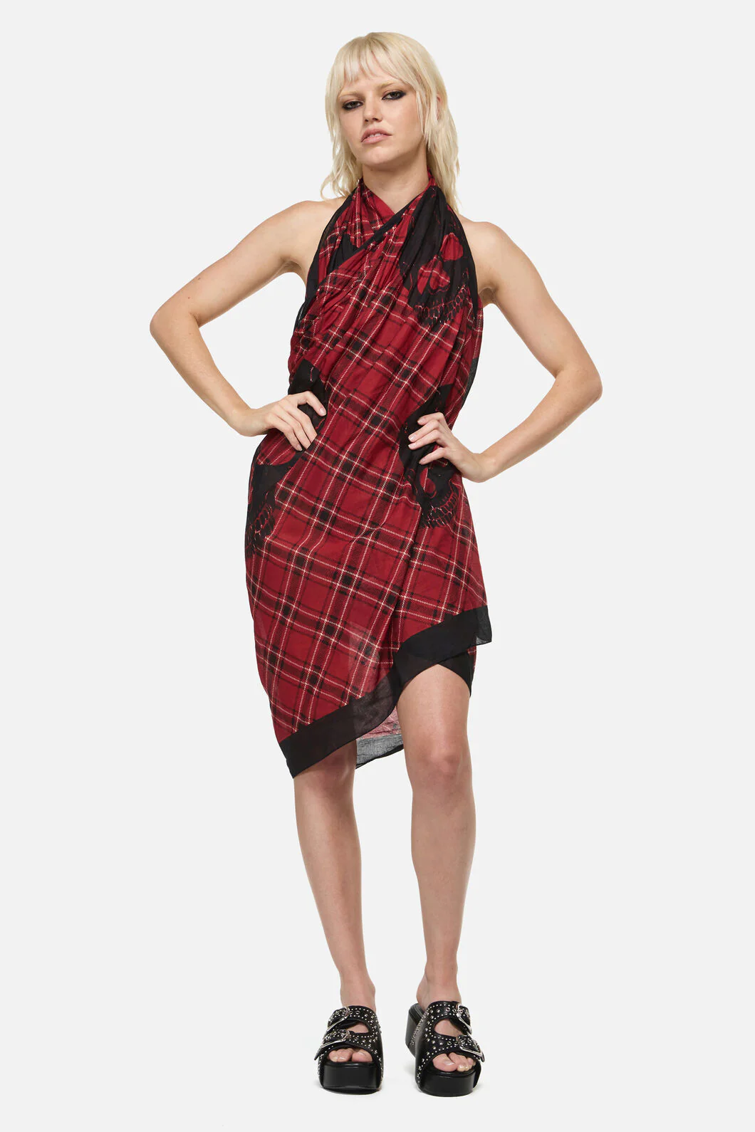 Piracy Tartan Cotton Sarong