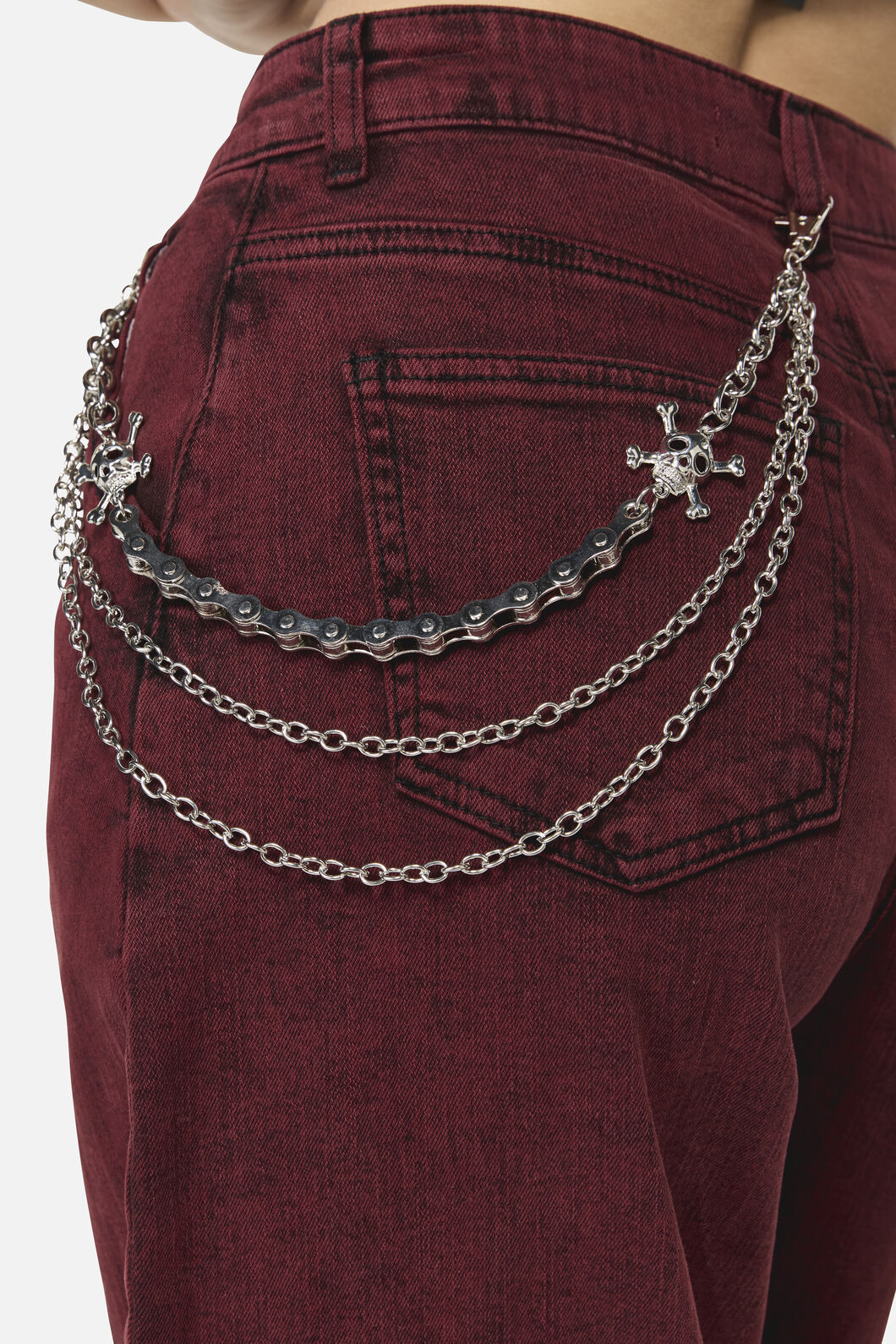 Pirate Skull Jean Chain - Image 3
