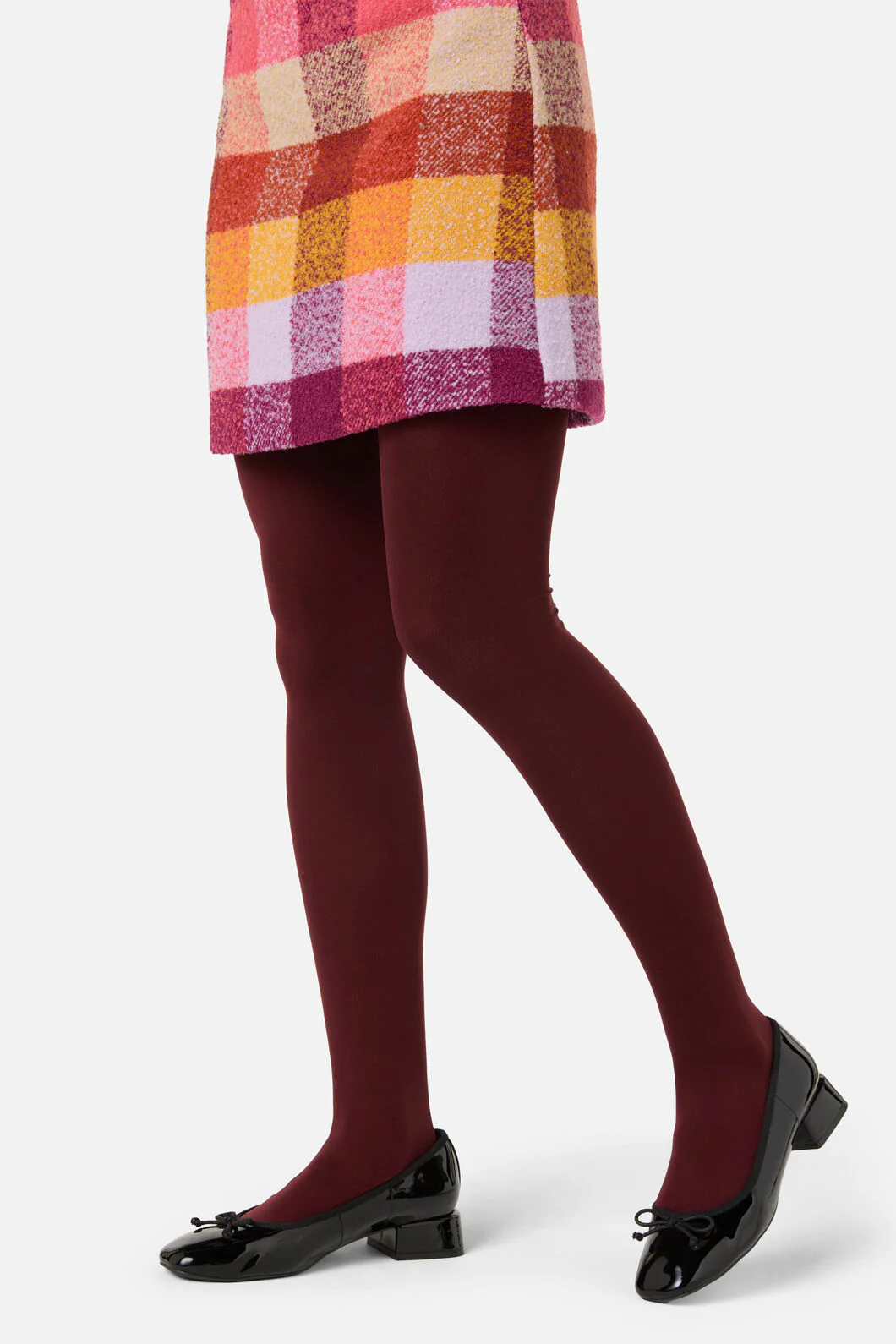Plum Plain Tights