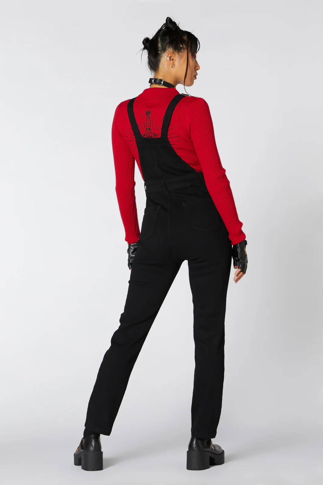 Pocket Heart Denim Overall - Image 4