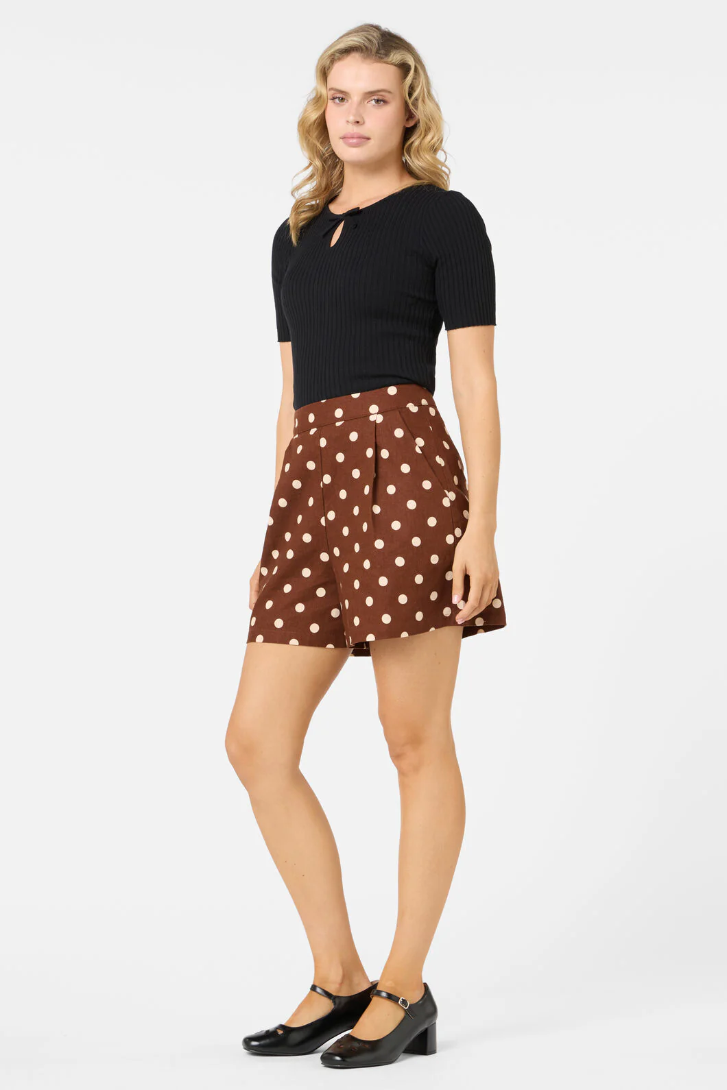 Polka Dot A Line Shorts - Image 3