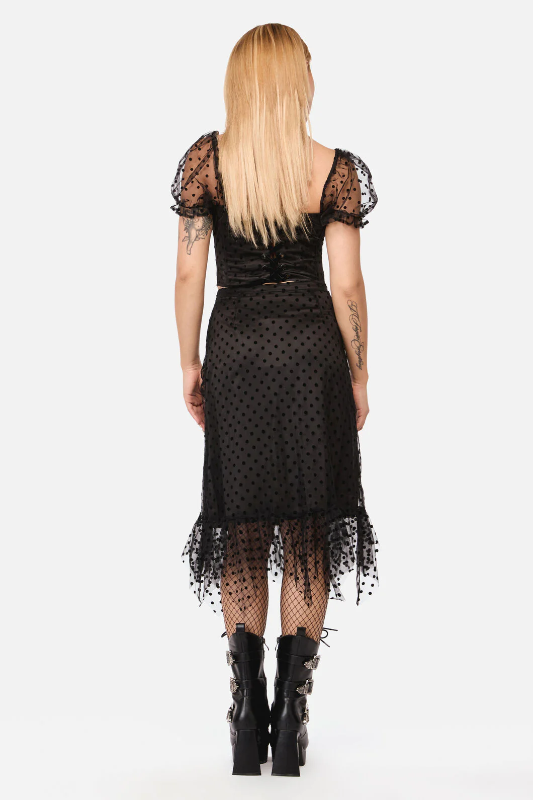 Polka Party Mesh Skirt - Image 5
