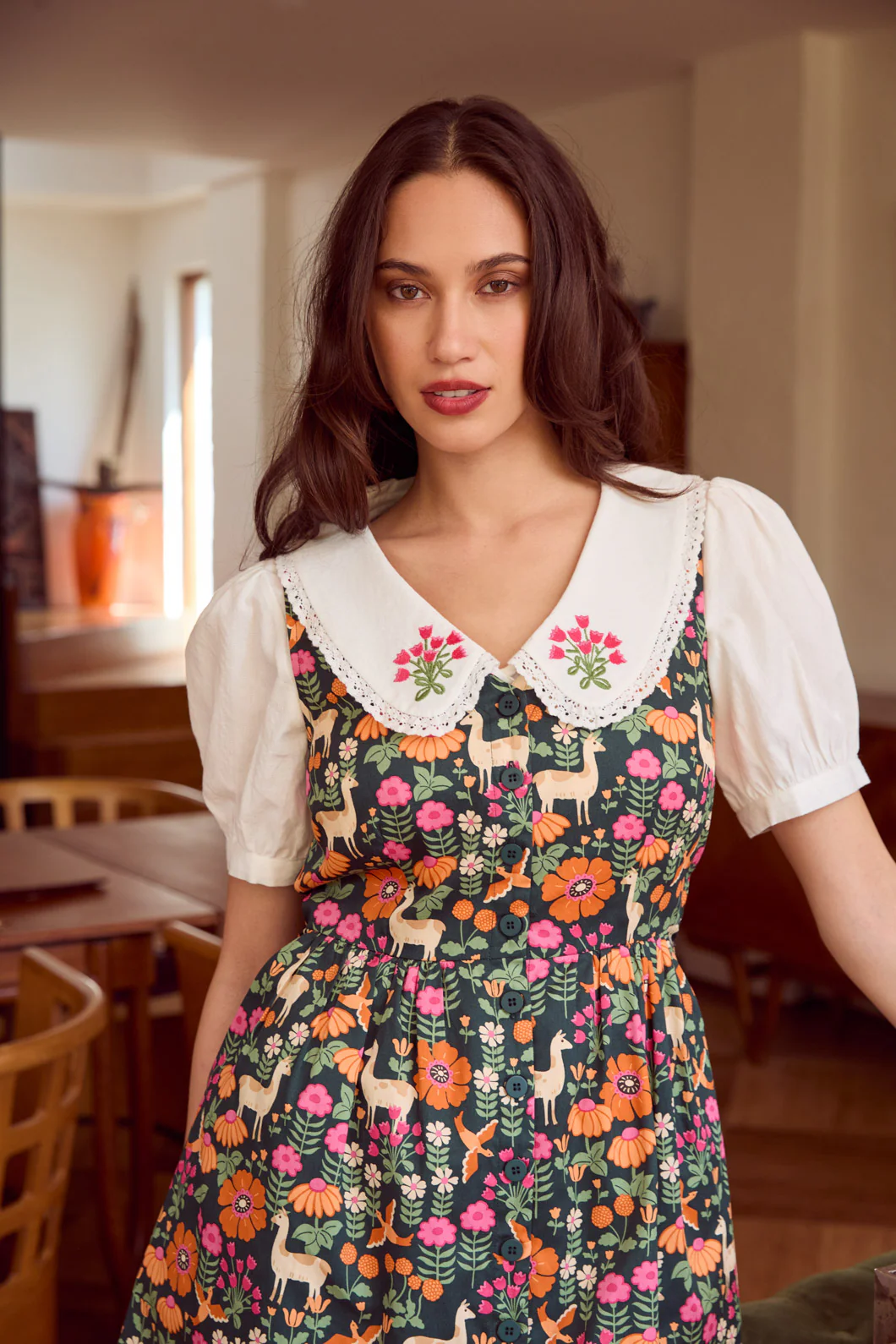 Posie Embroidered Blouse - Image 2