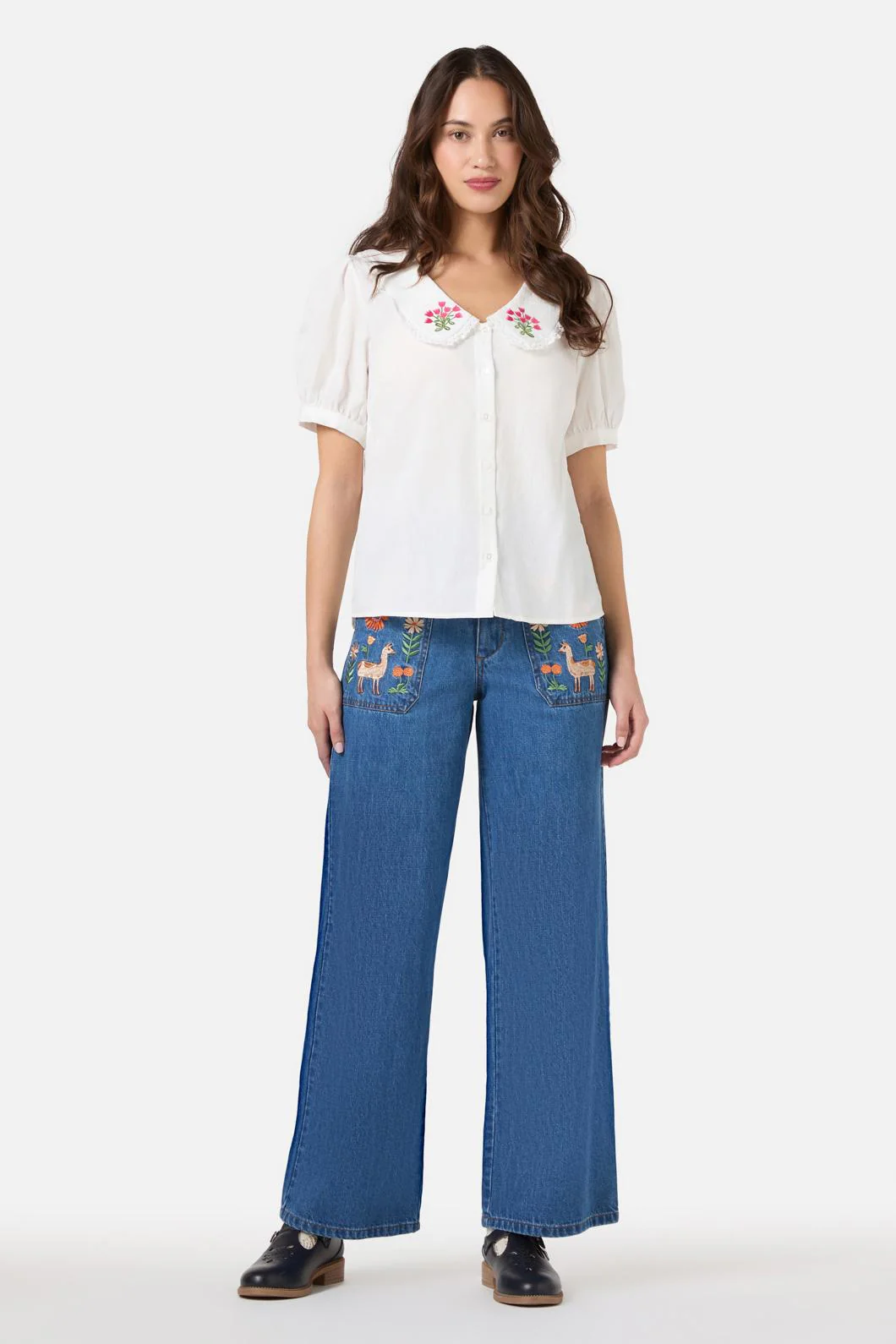 Posie Embroidered Blouse - Image 3