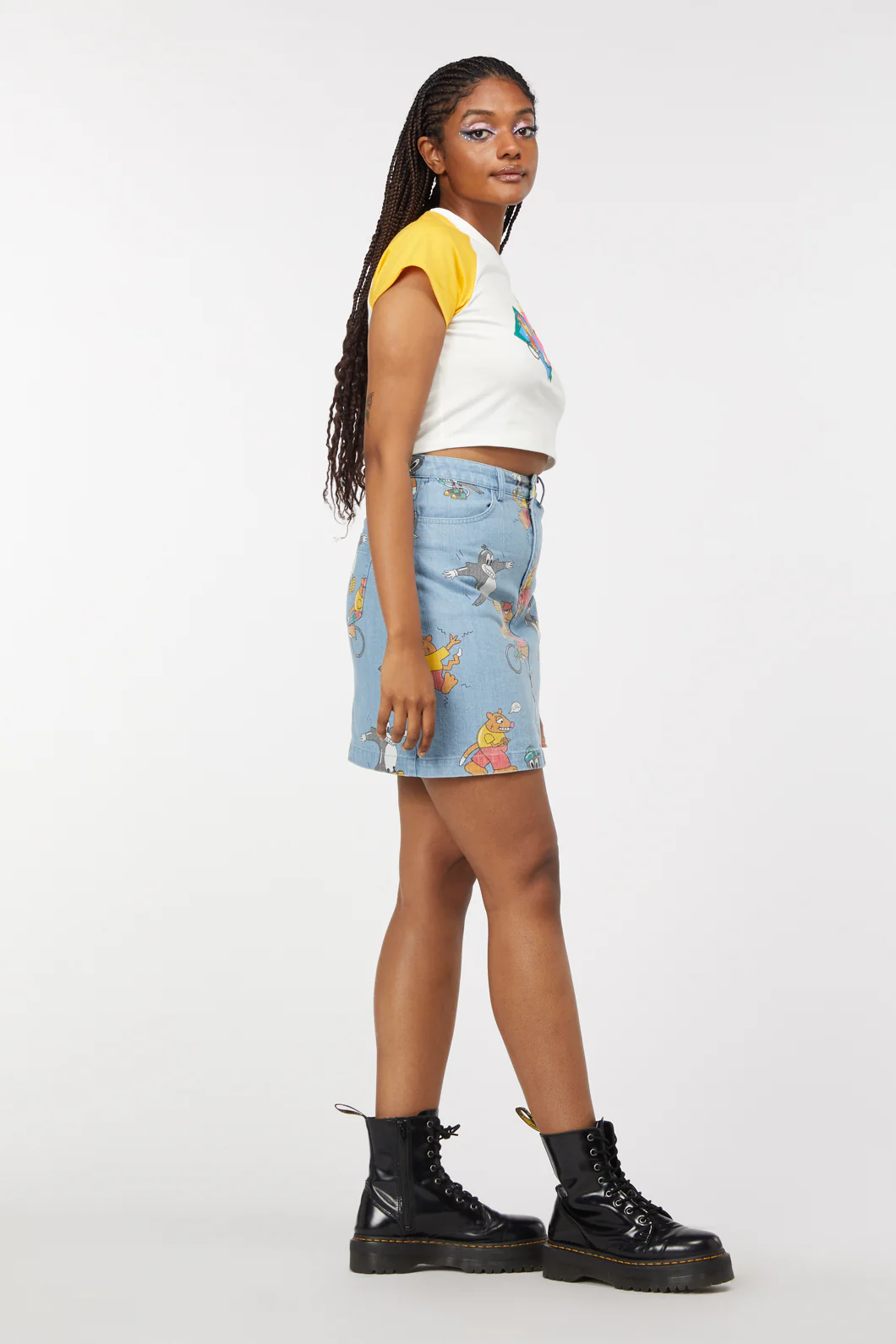 Possum Magpie Cropped Raglan - Image 4
