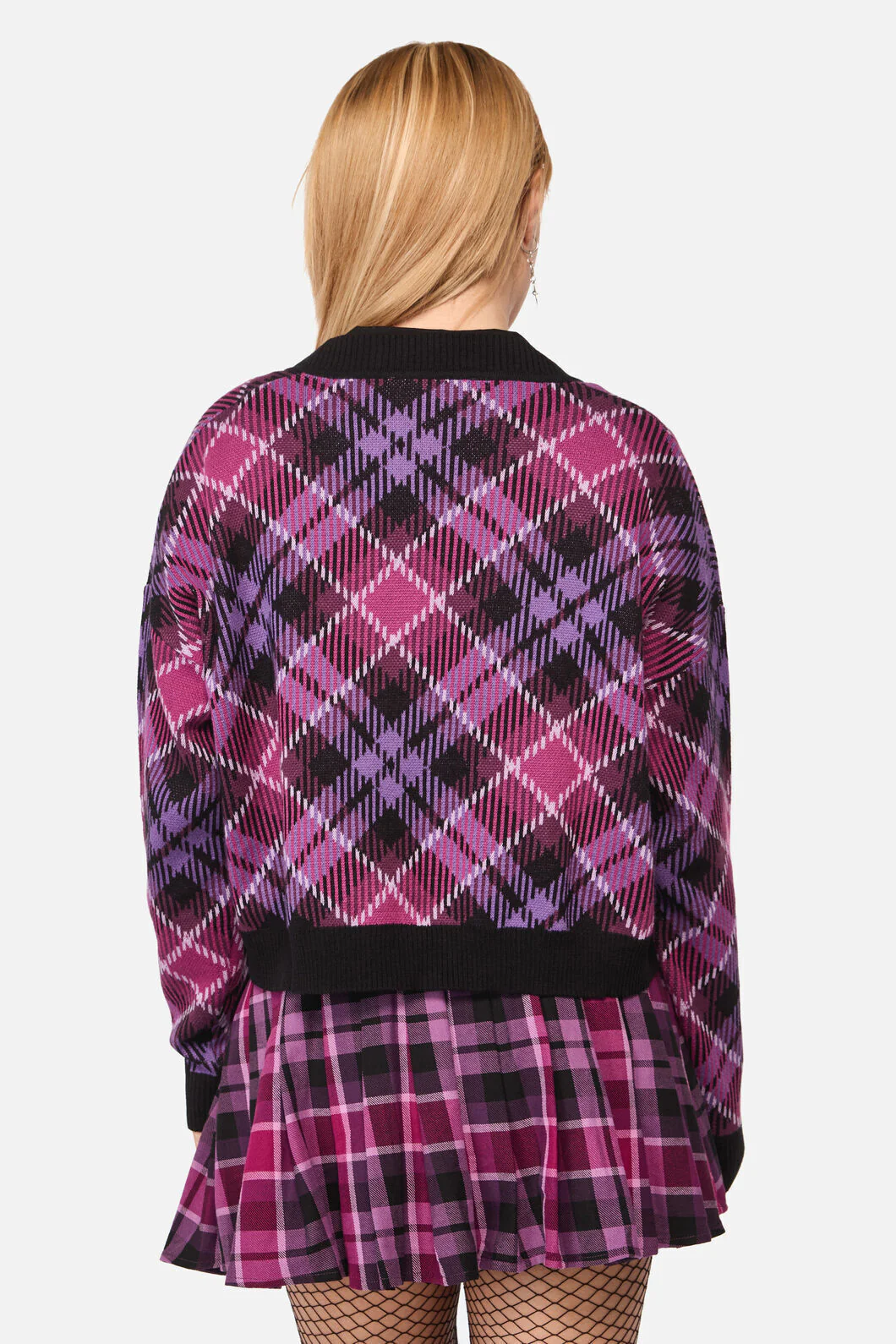 Predictions Tartan Cardigan - Image 6