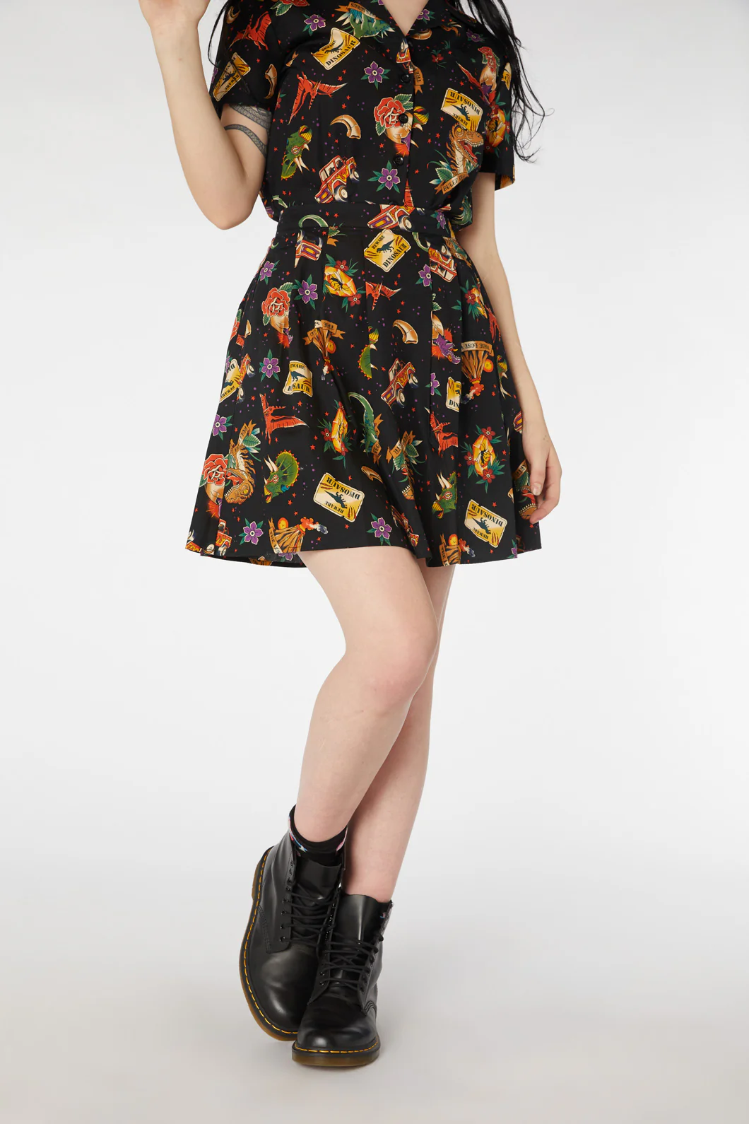 Prehistoric Tattoo Skirt - Image 2