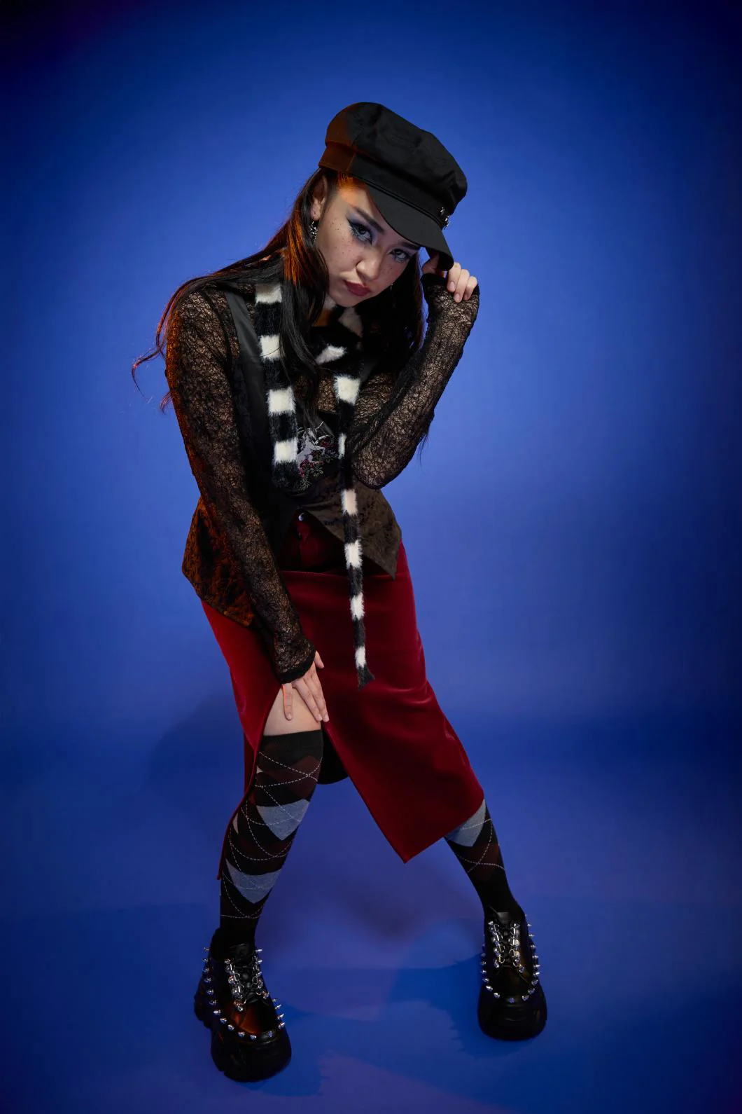 Prestige Stripe Cord Skirt - Image 6