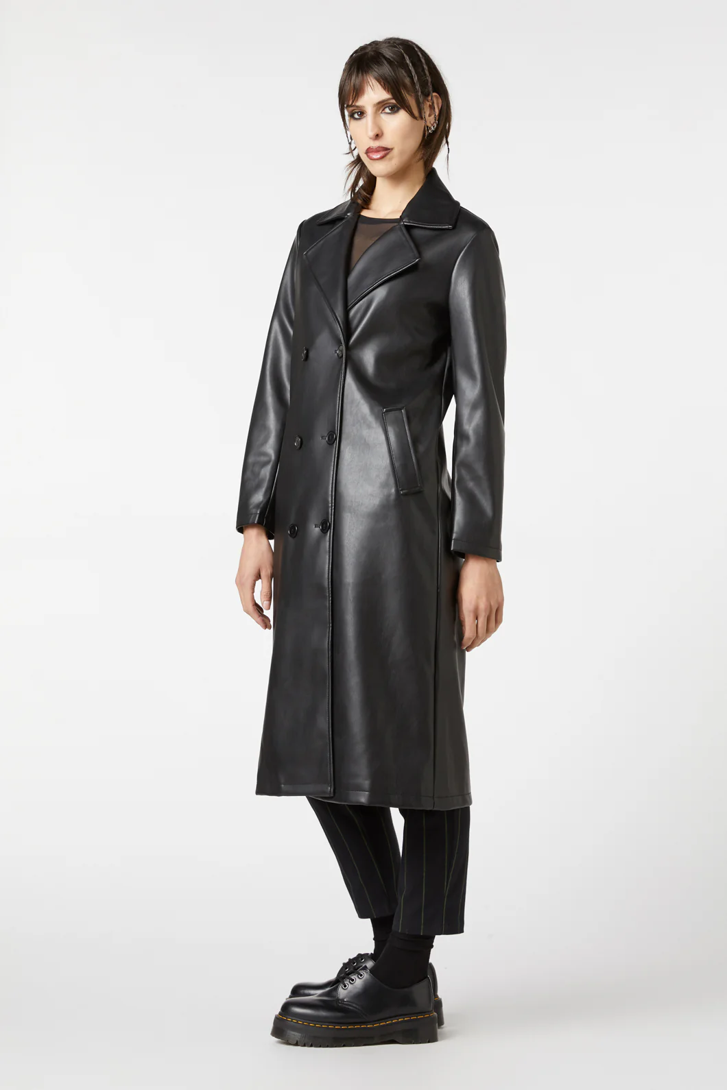 Pu Trench Coat - Image 3