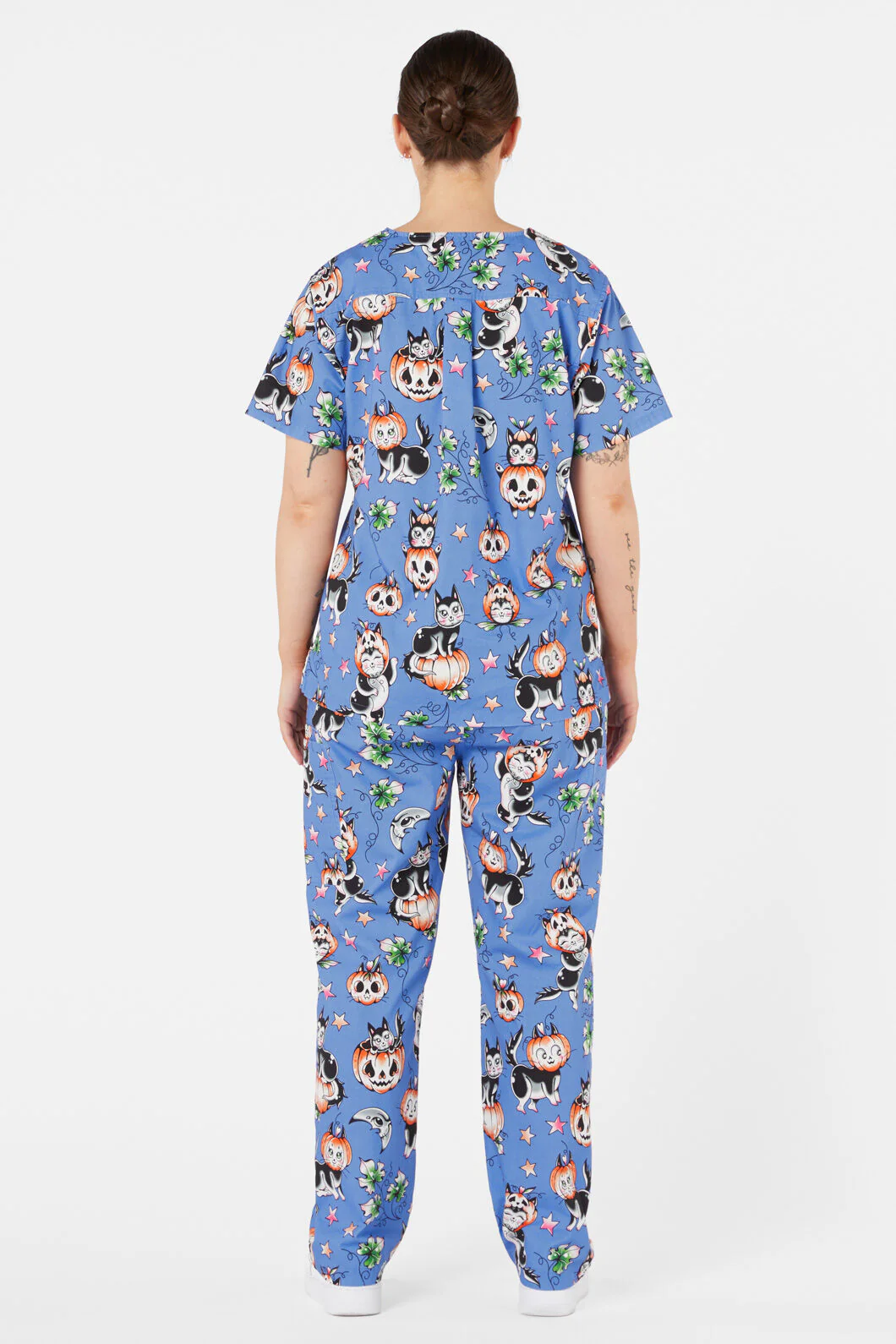 Pumpkin Kitty Scrub Set - Image 10