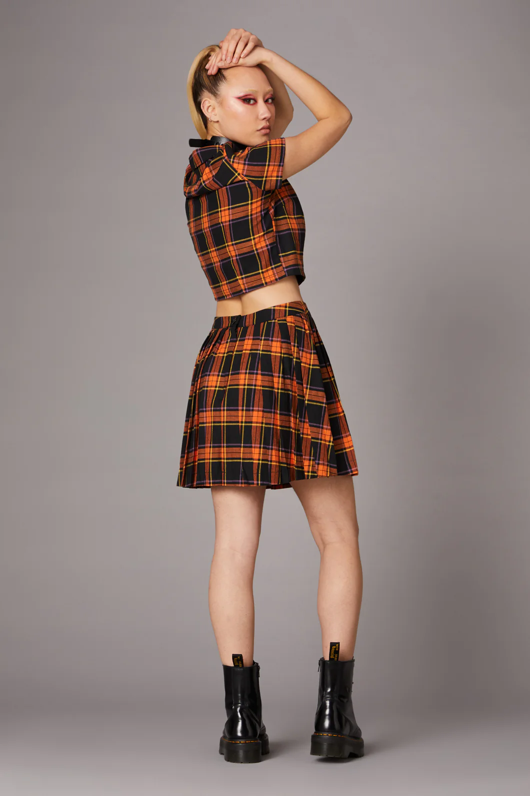Pumpkin Tartan Skirt - Image 4