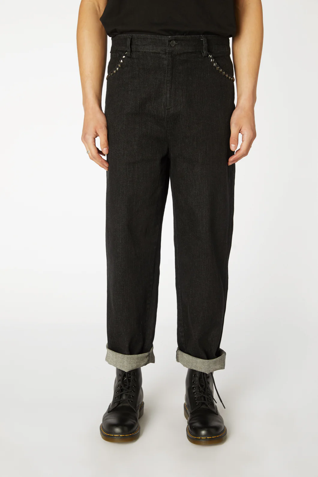 Punk Stud Denim Jeans - Image 7