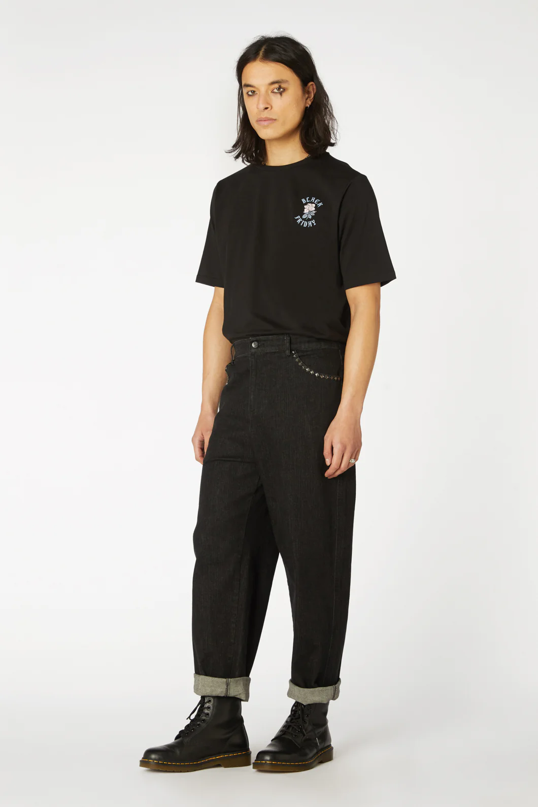 Punk Stud Denim Jeans - Image 8