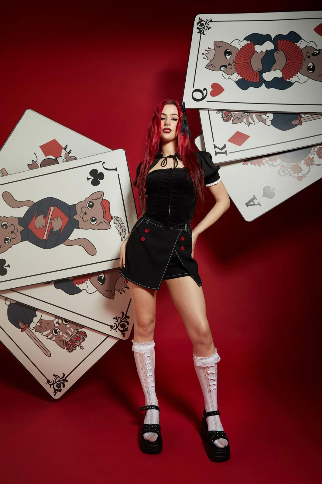 Queen Of Cats Basic Skort - Image 4
