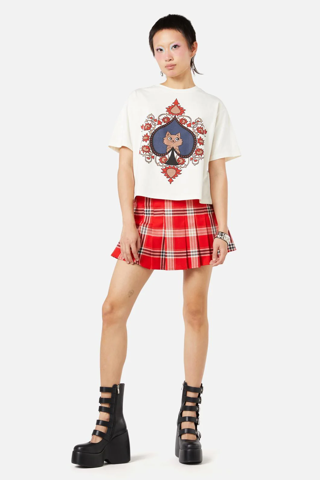 Queen Of Cats Placement Tee - Image 2