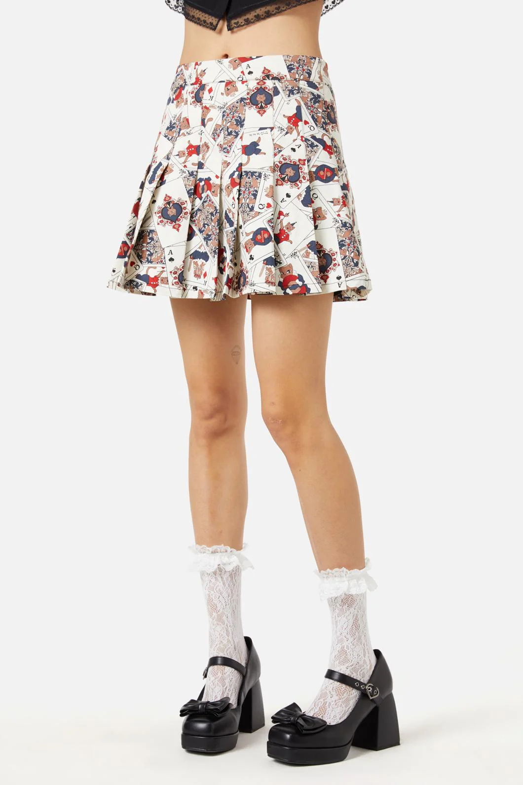 Queen Of Cats Print Skort - Image 2