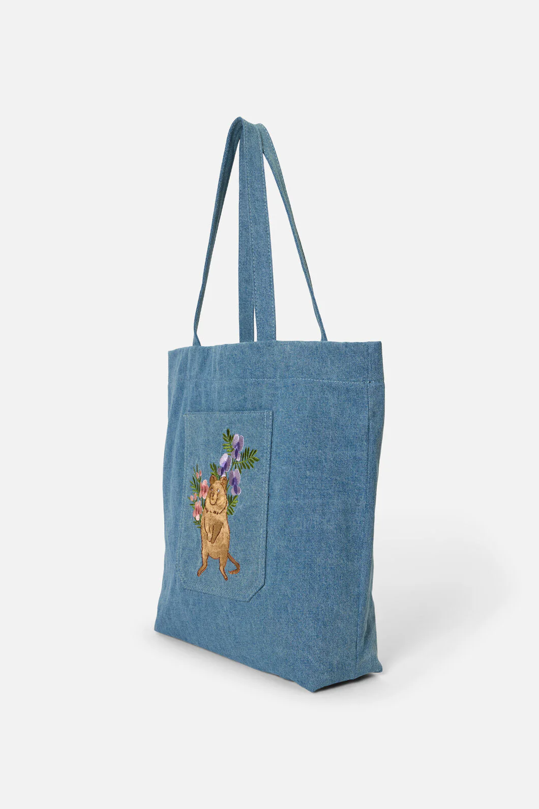 Quokka Denim Tote - Image 5