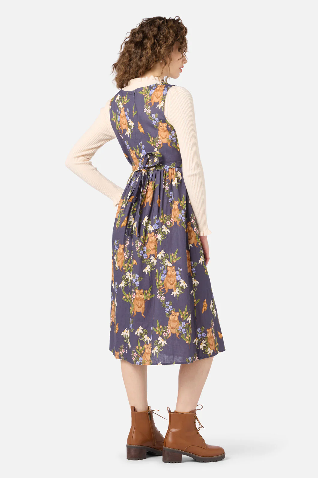 Quokka & Flora Midi Dress - Image 4