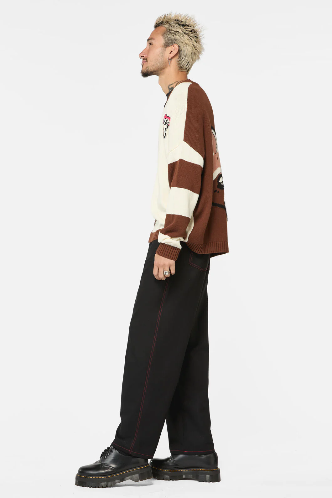 Racoon Stripes Cardigan - Image 3