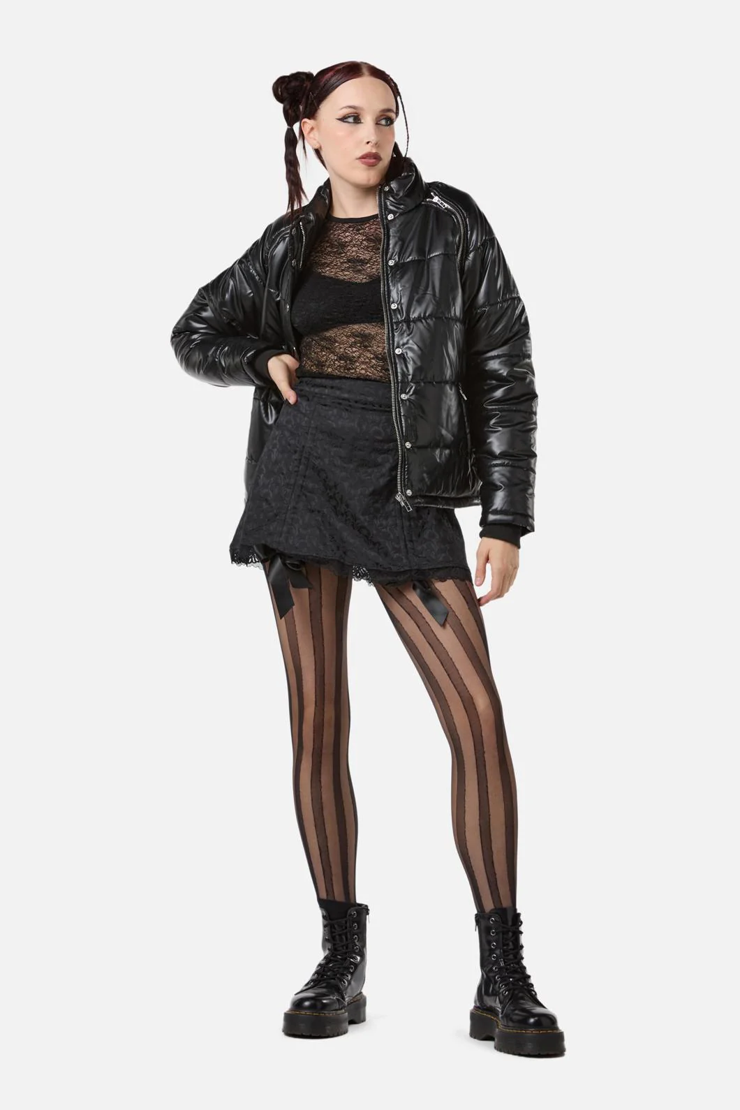 Radioactive Raver Puffer Jacket - Image 2