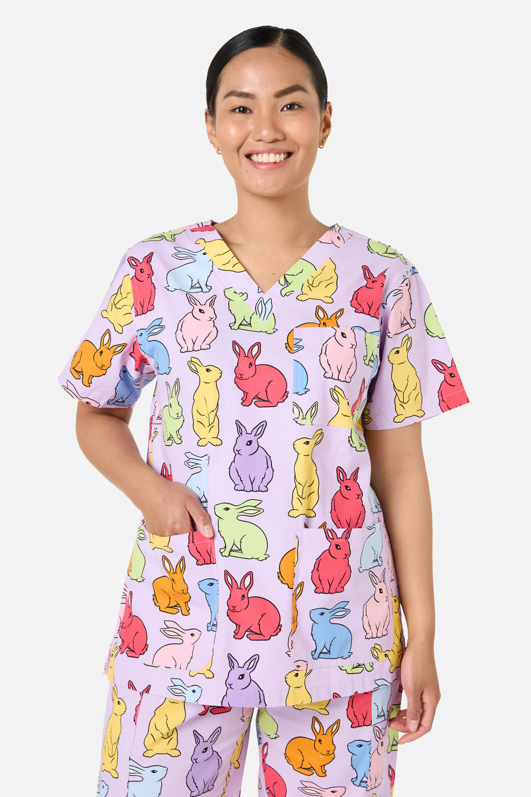 Rain Bunny Scrub Set - Image 5