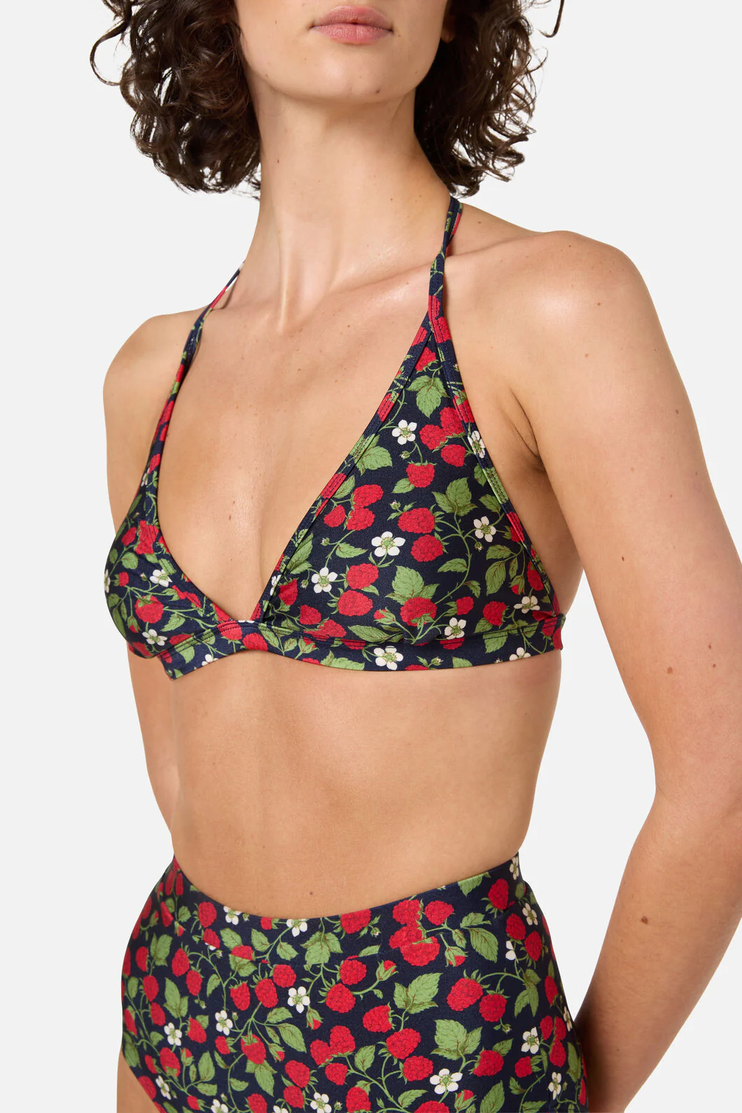 Raspberry Tri Bikini Top - Image 7