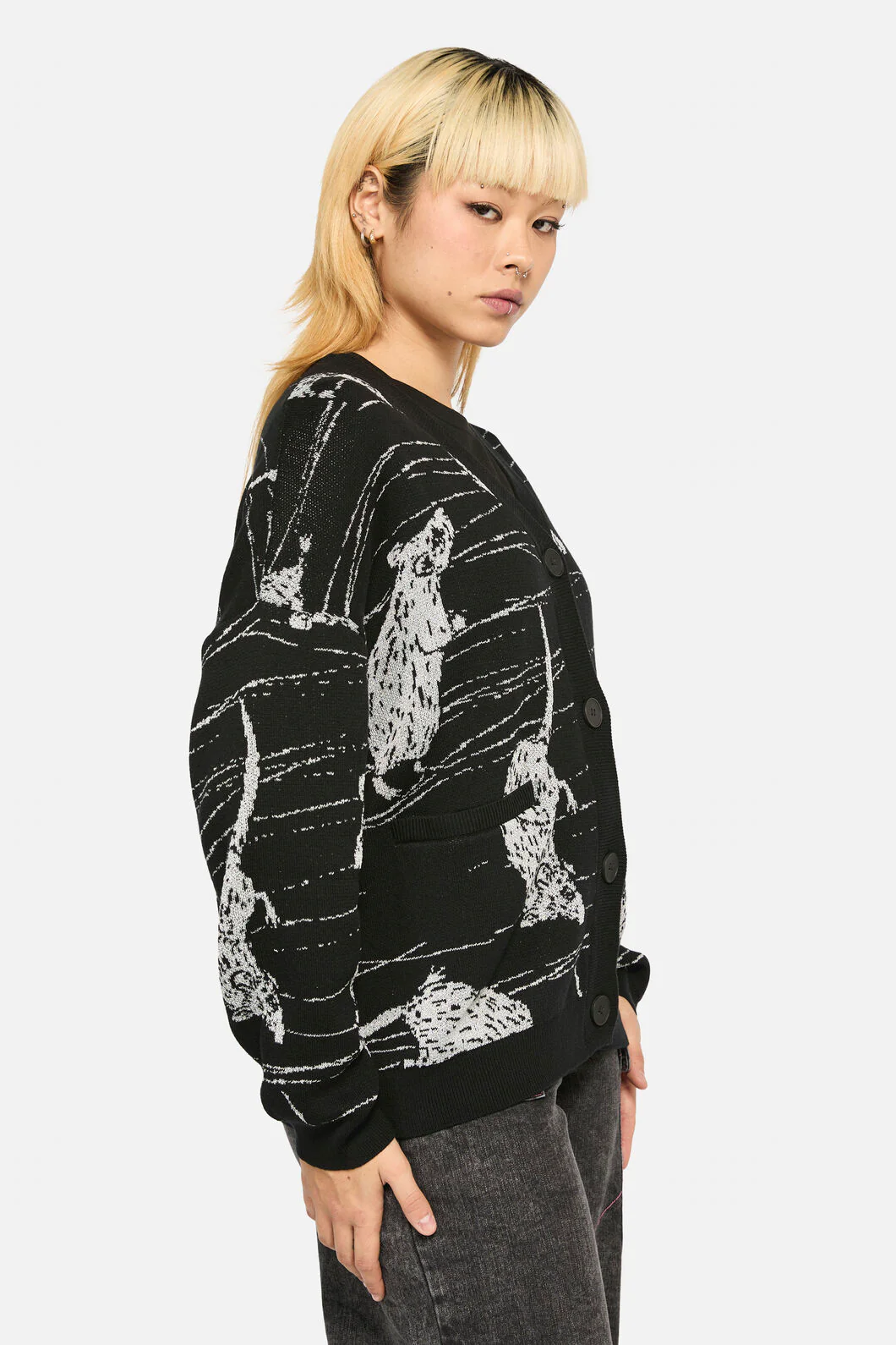 Ratbag Oversize Cardigan - Image 3
