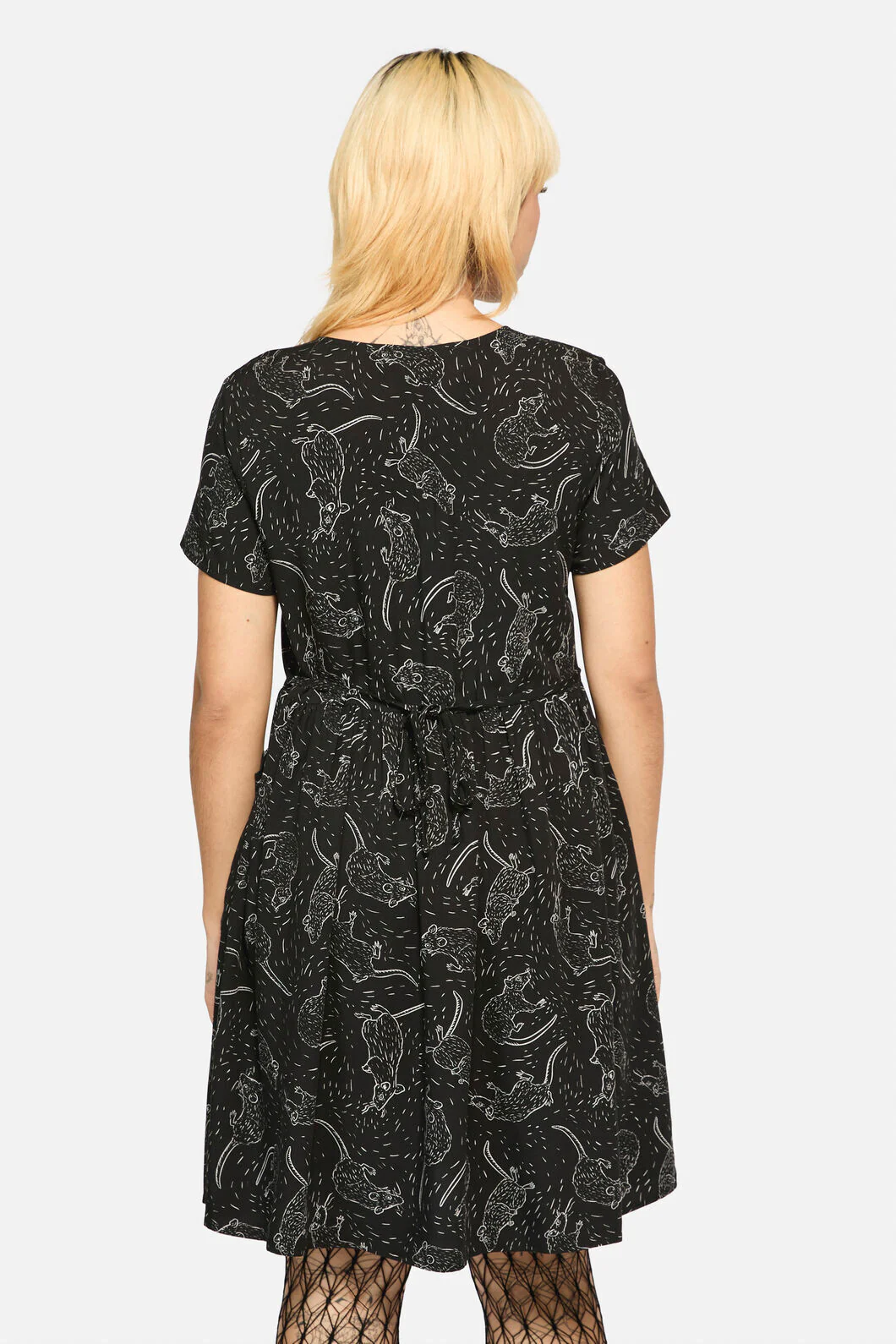 Ratbag Short Sleeved Grunge Dress - Image 4