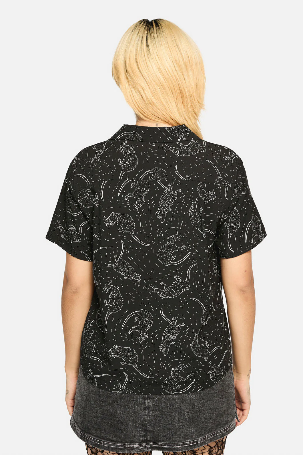 Ratbag Short Sleeved Grunge Blouse - Image 4
