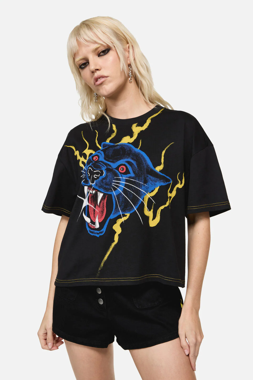 Rawr Oversized Punk Tee