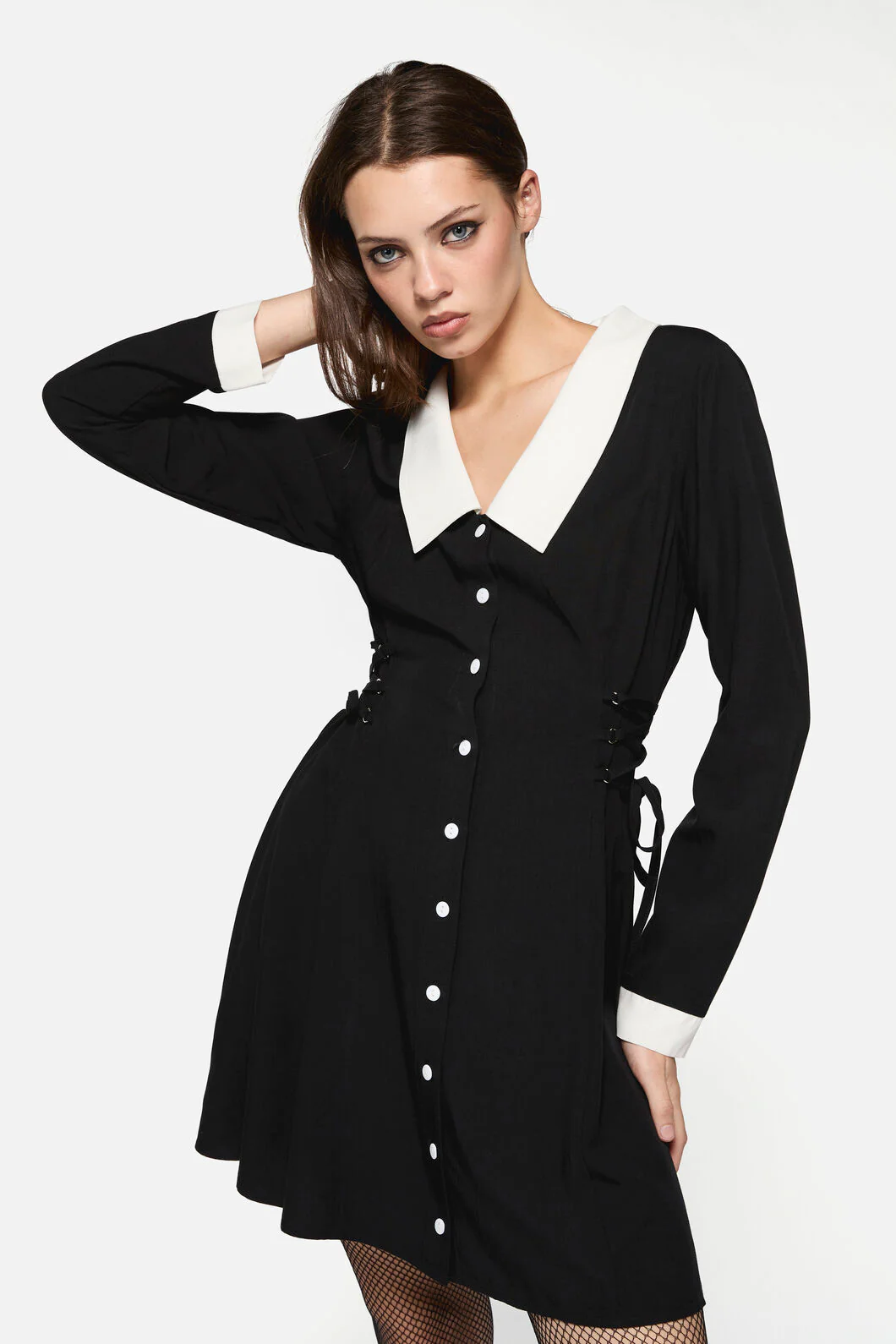 Ready To Rot LS Contrast Dress - Image 2