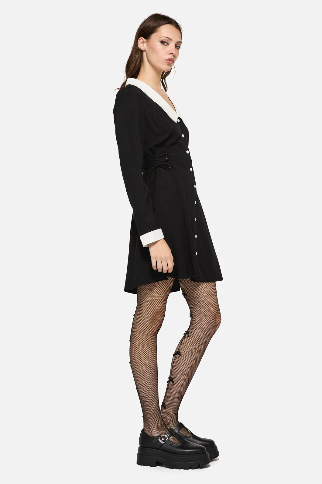 Ready To Rot LS Contrast Dress - Image 3