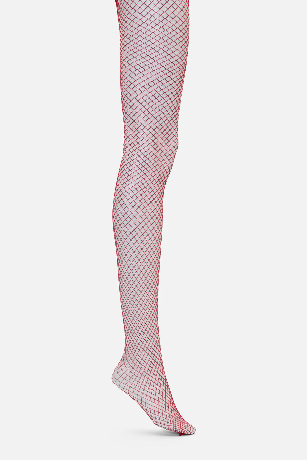 Red Fishnet Tights - Image 2