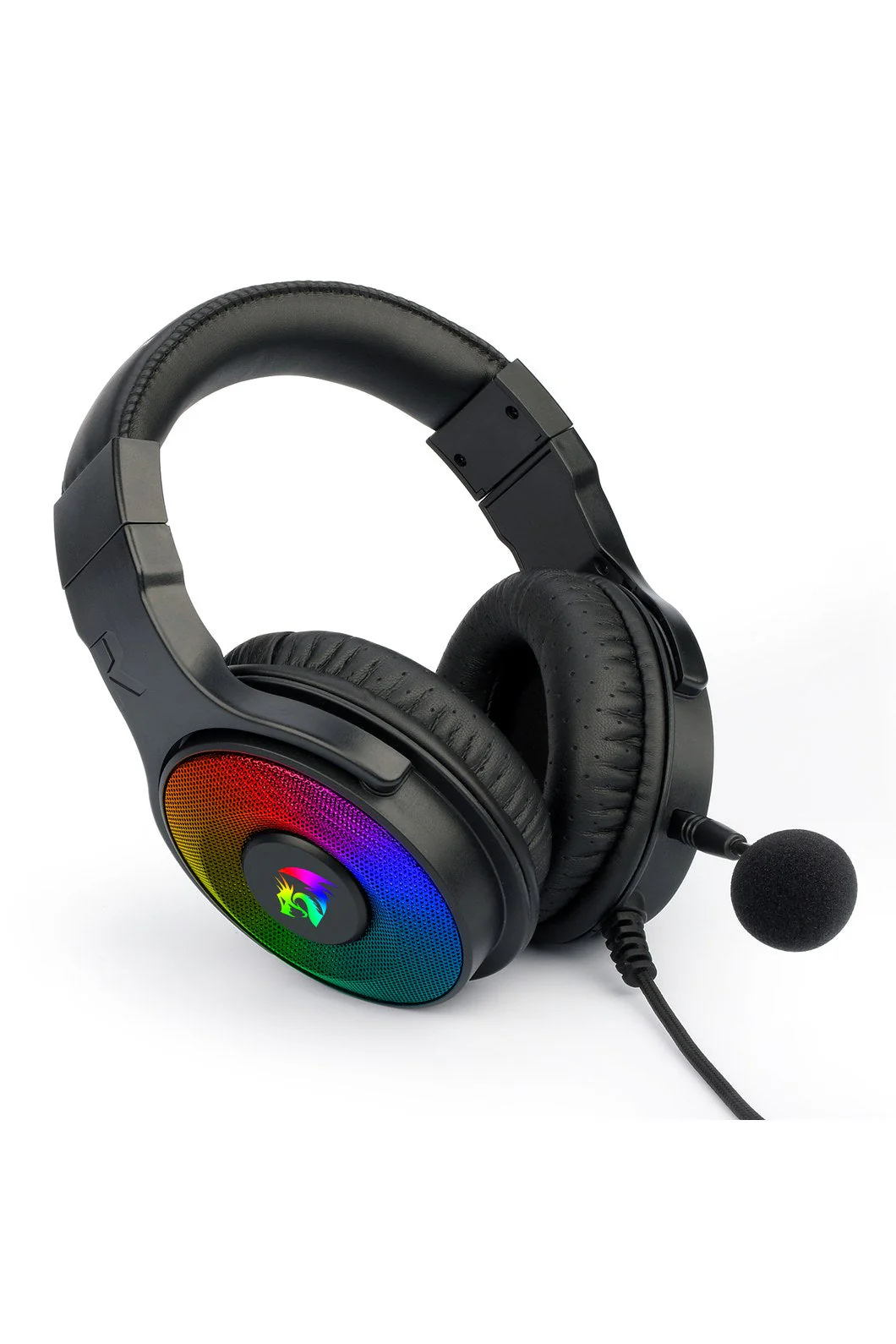 Redragon H350 Pandora Black RGB Surround Sound Detachable Mic Gaming Headset - Image 9