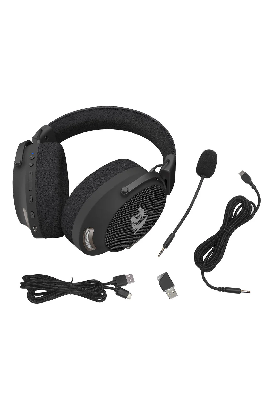 Redragon H858 Arrow Carbon Over Ear 7.1 Surround Multi Mode Gaming Headset - Image 6