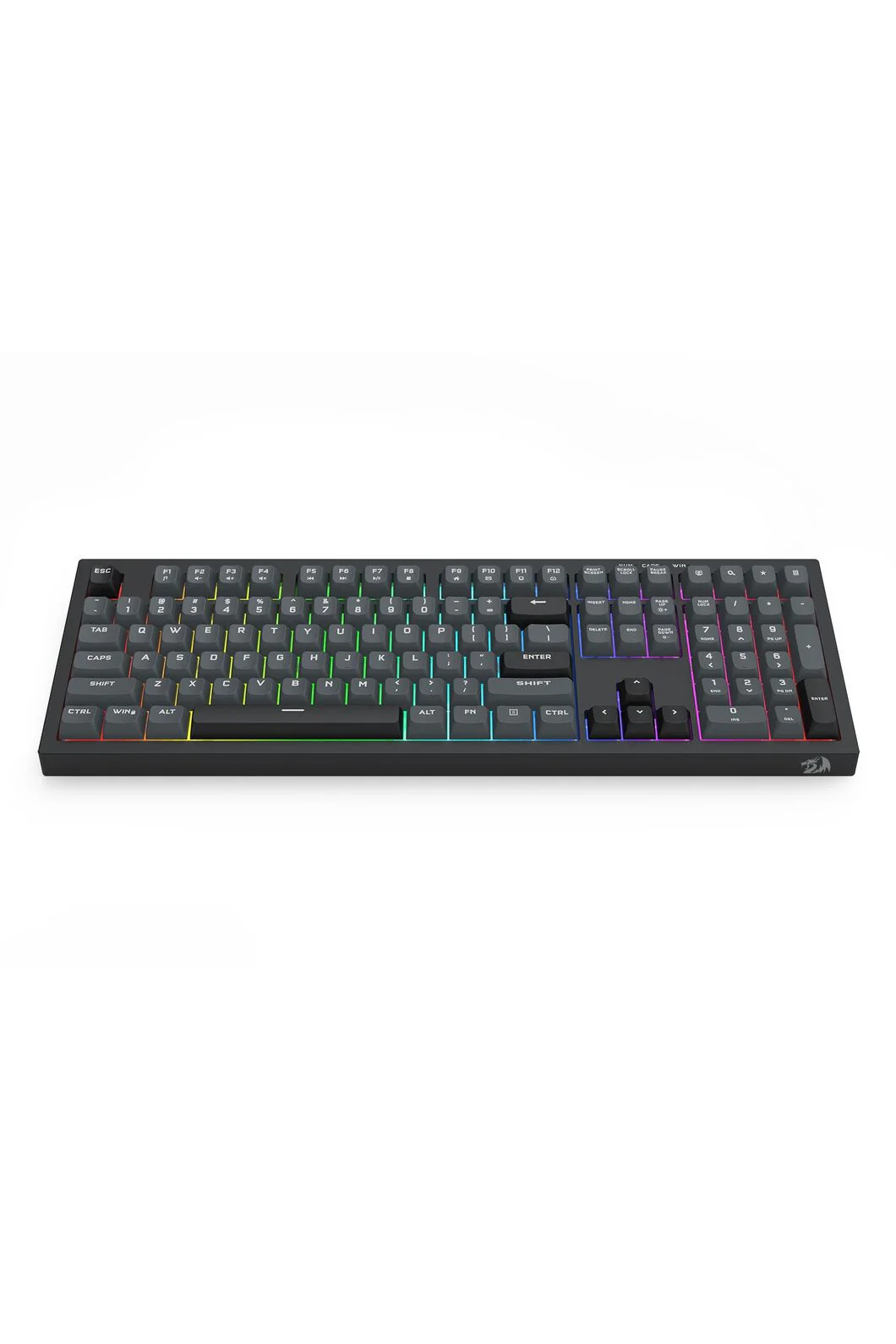 Redragon K518GB-RGB Crux Grey 108-Key Wired RGB Gaming Keyboard - Image 2
