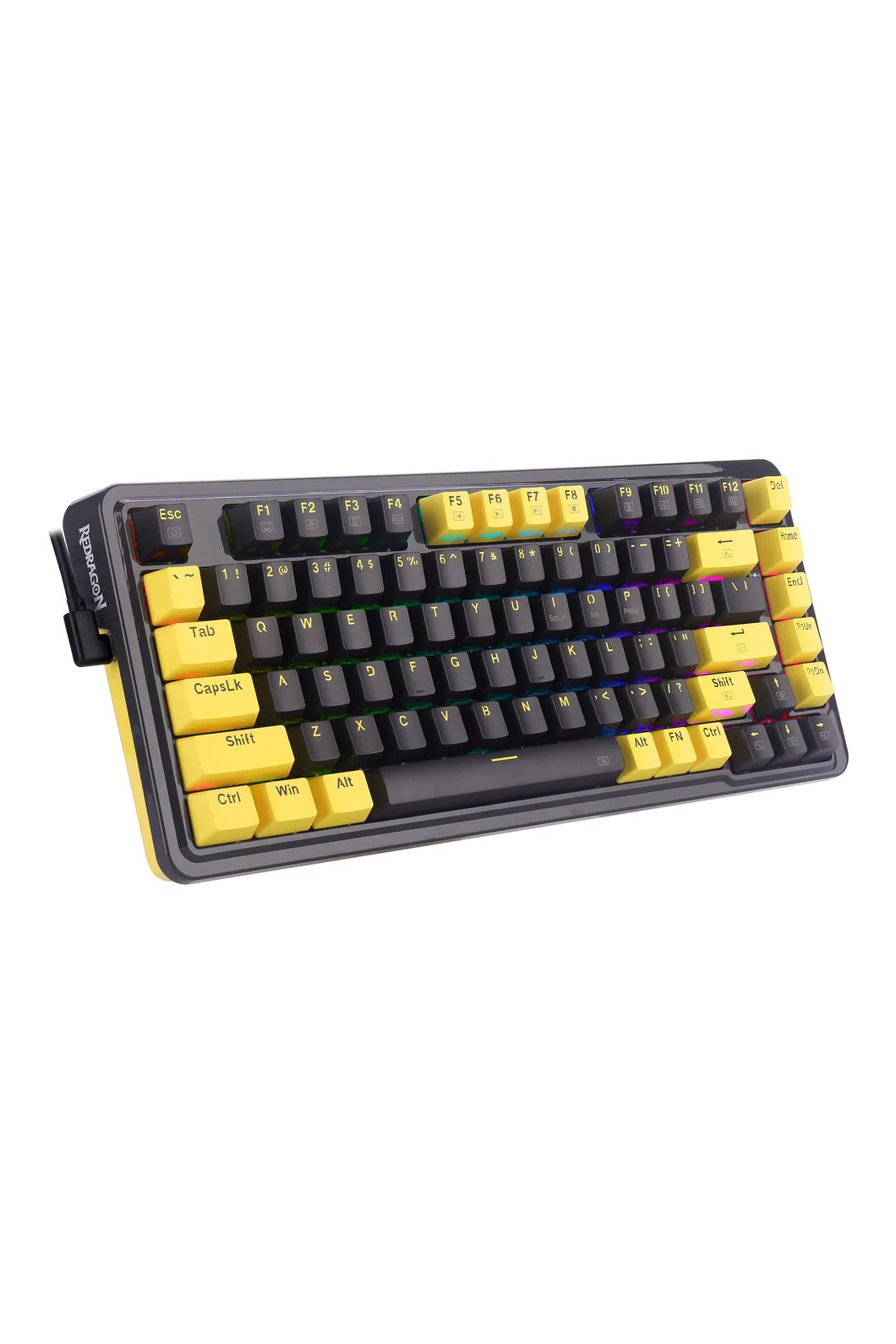 Redragon K649PY RGB Elf Black 75% Gasket Mechanical Keyboard - Image 2