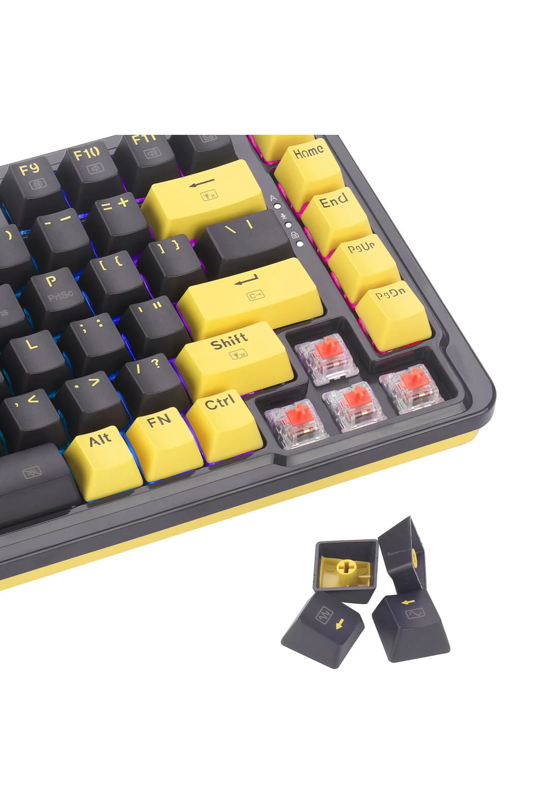 Redragon K649PY RGB Elf Black 75% Gasket Mechanical Keyboard - Image 8