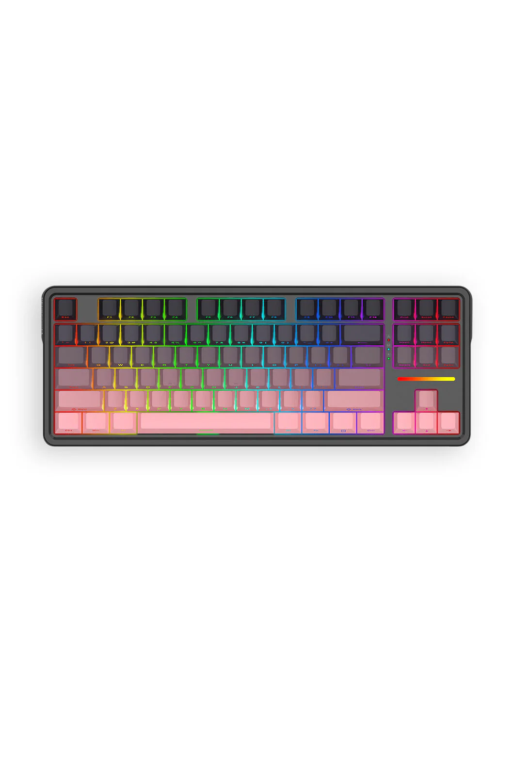 Redragon K728SP RGB Pro Antonium Pro Pink TKL Gasket Wireless Mechanical Keyboard