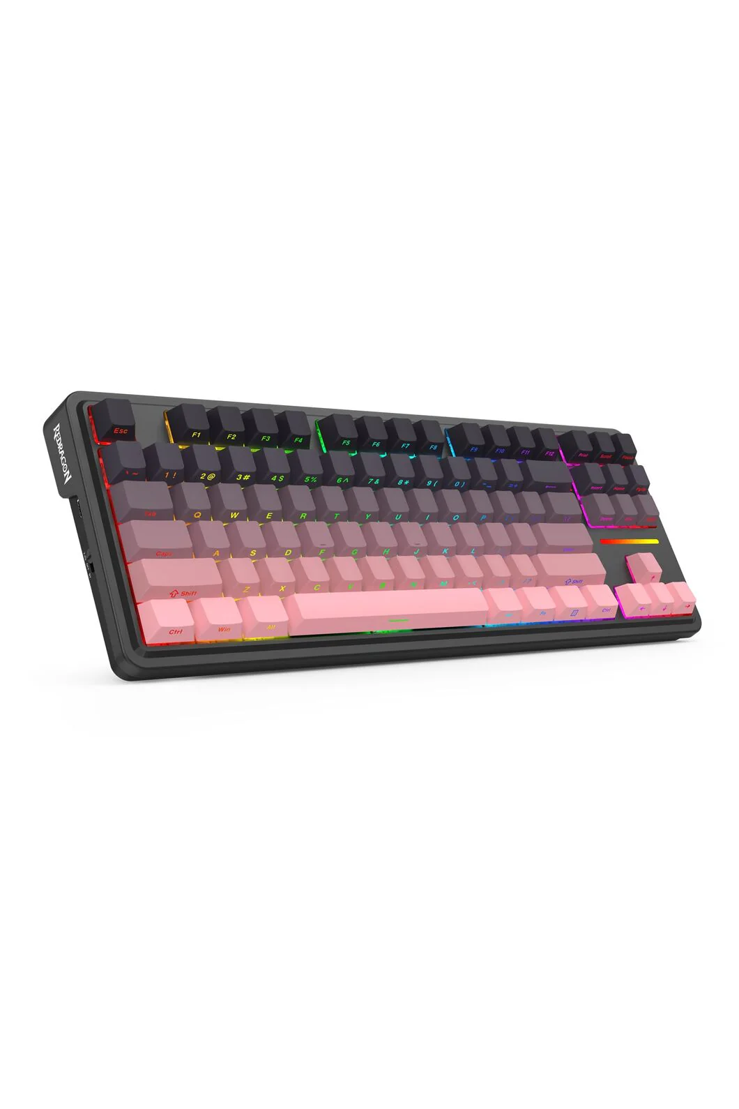 Redragon K728SP RGB Pro Antonium Pro Pink TKL Gasket Wireless Mechanical Keyboard - Image 5