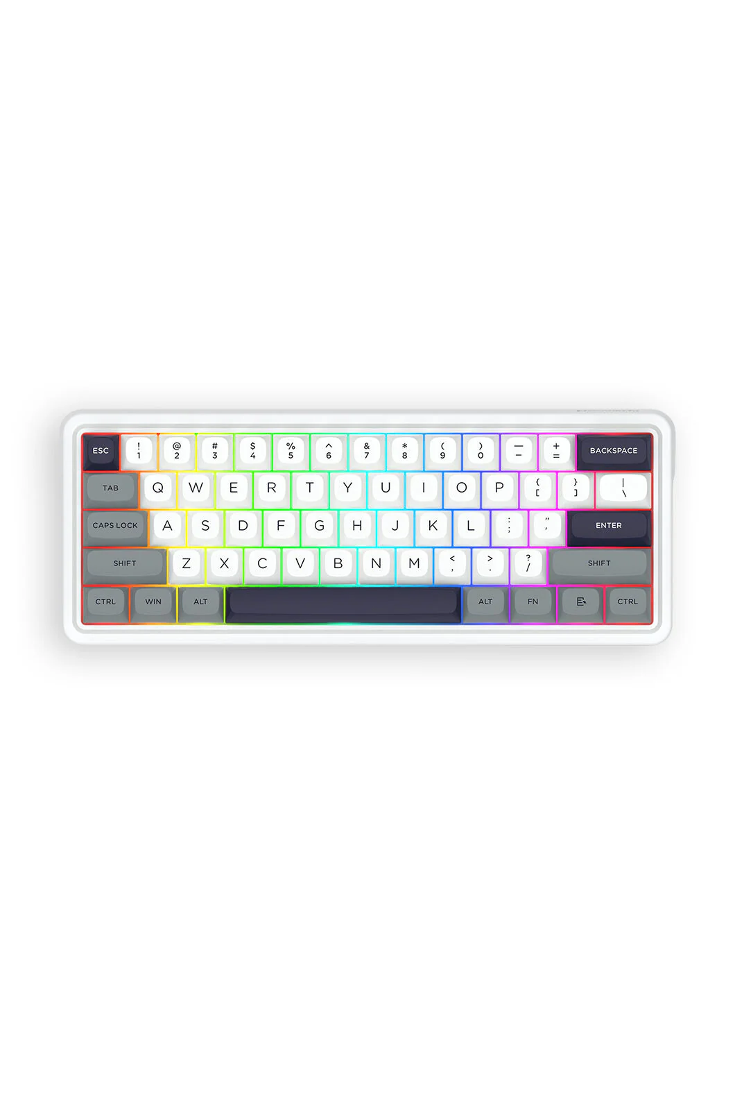 Redragon K730WGP RGB Pro Draconic V2 Grey 60% Gasket Wireless Mechanical Keyboard