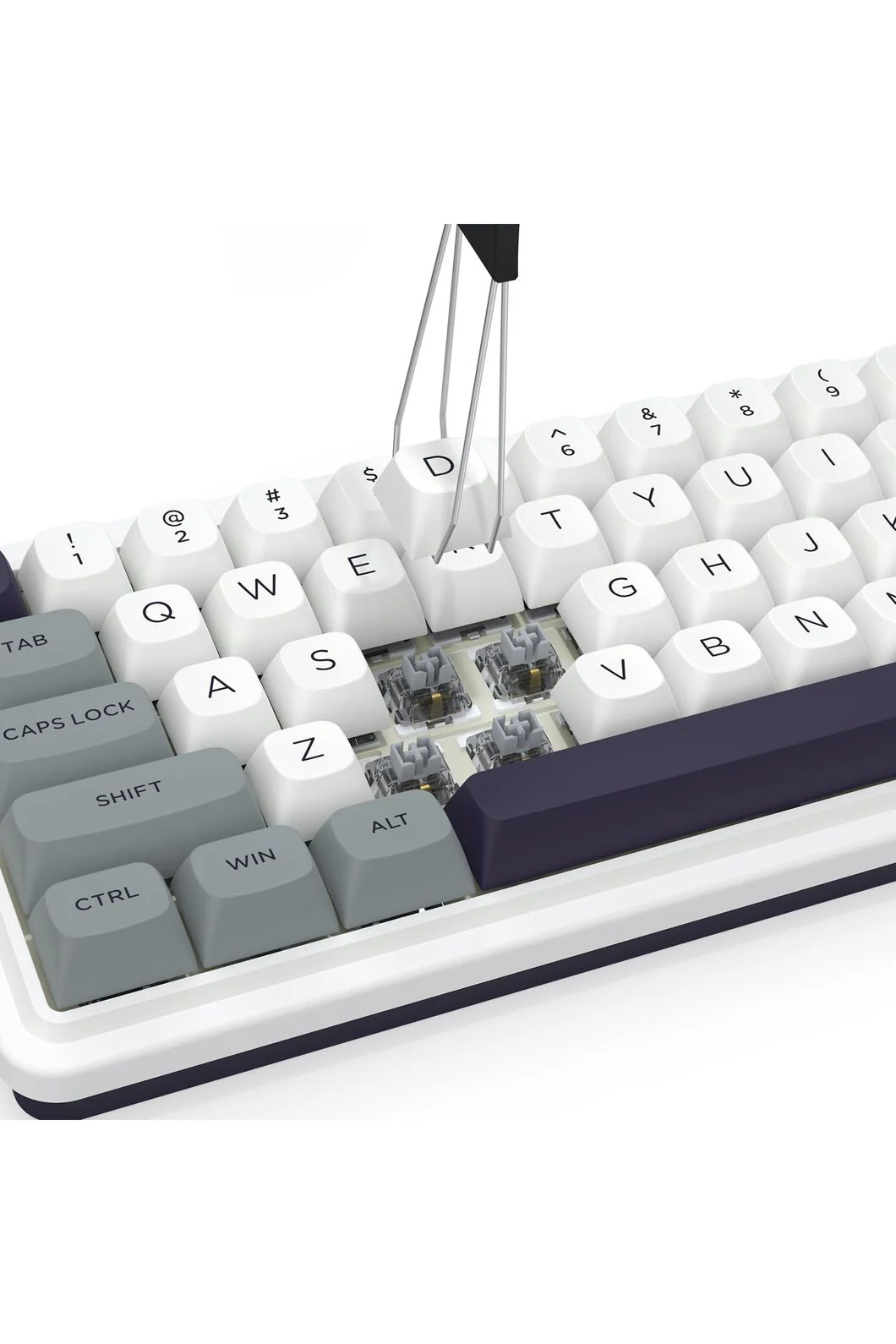 Redragon K730WGP RGB Pro Draconic V2 Grey 60% Gasket Wireless Mechanical Keyboard - Image 12