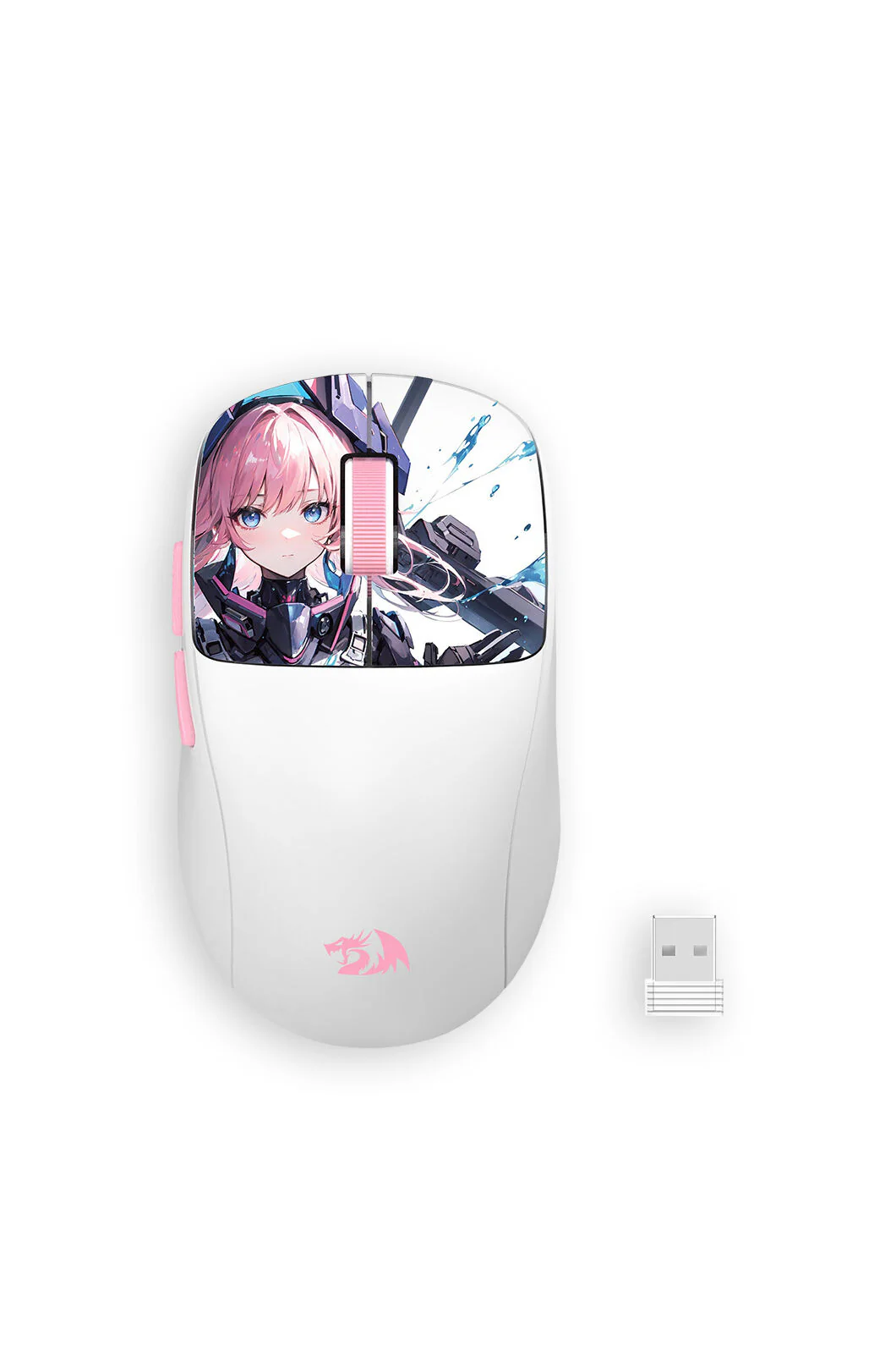 Redragon M817AK-PRO-STD KLYAMOOR White Tri-Mode 24000 DPI Esports Gaming Mouse