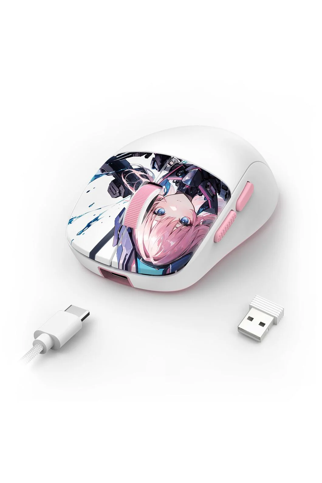 Redragon M817AK-PRO-STD KLYAMOOR White Tri-Mode 24000 DPI Esports Gaming Mouse - Image 2