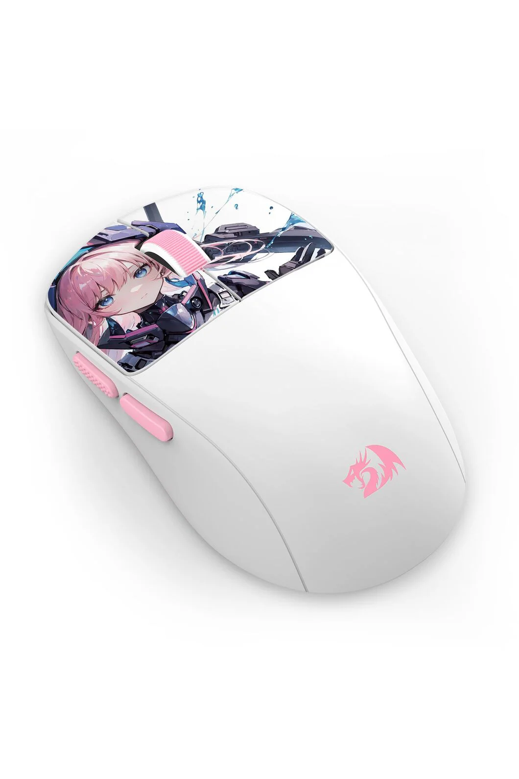 Redragon M817AK-PRO-STD KLYAMOOR White Tri-Mode 24000 DPI Esports Gaming Mouse - Image 4