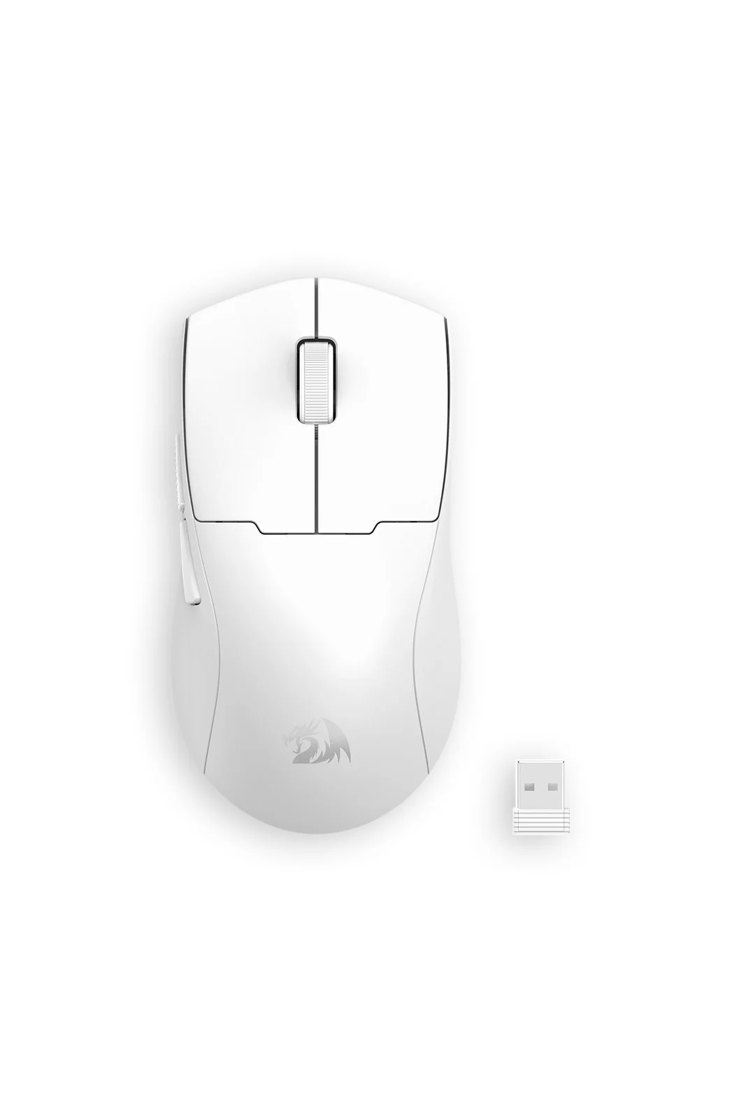 Redragon M918-PRO K1ng Max White Ultra-Light Tri-Mode 26000 DPI Esports Gaming Mouse