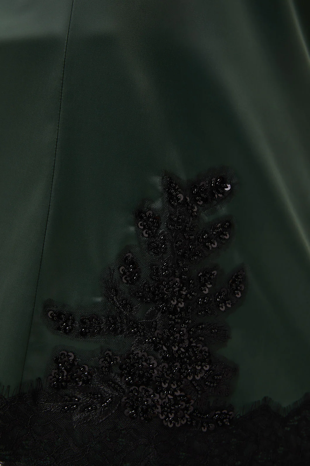 Remnants Satin Lace Skirt - Image 6