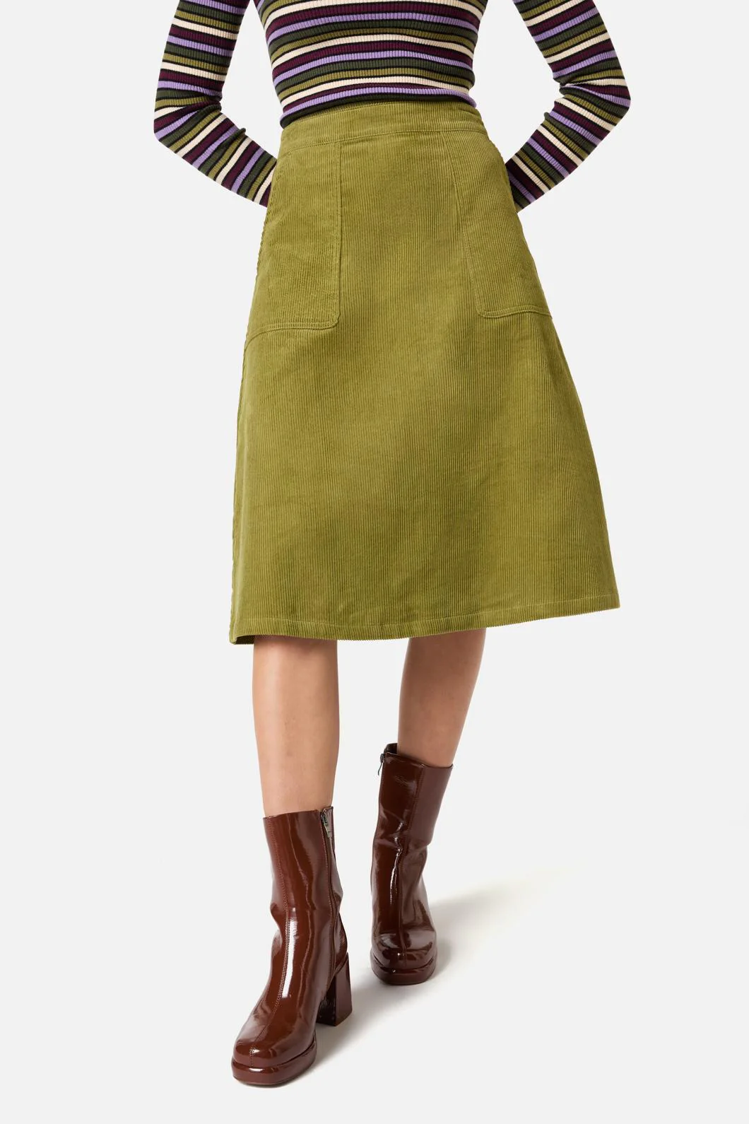 Remy Cord Skirt - Image 3