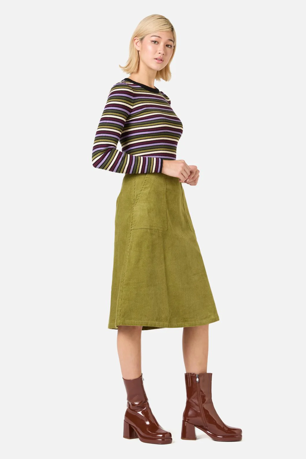 Remy Cord Skirt - Image 4