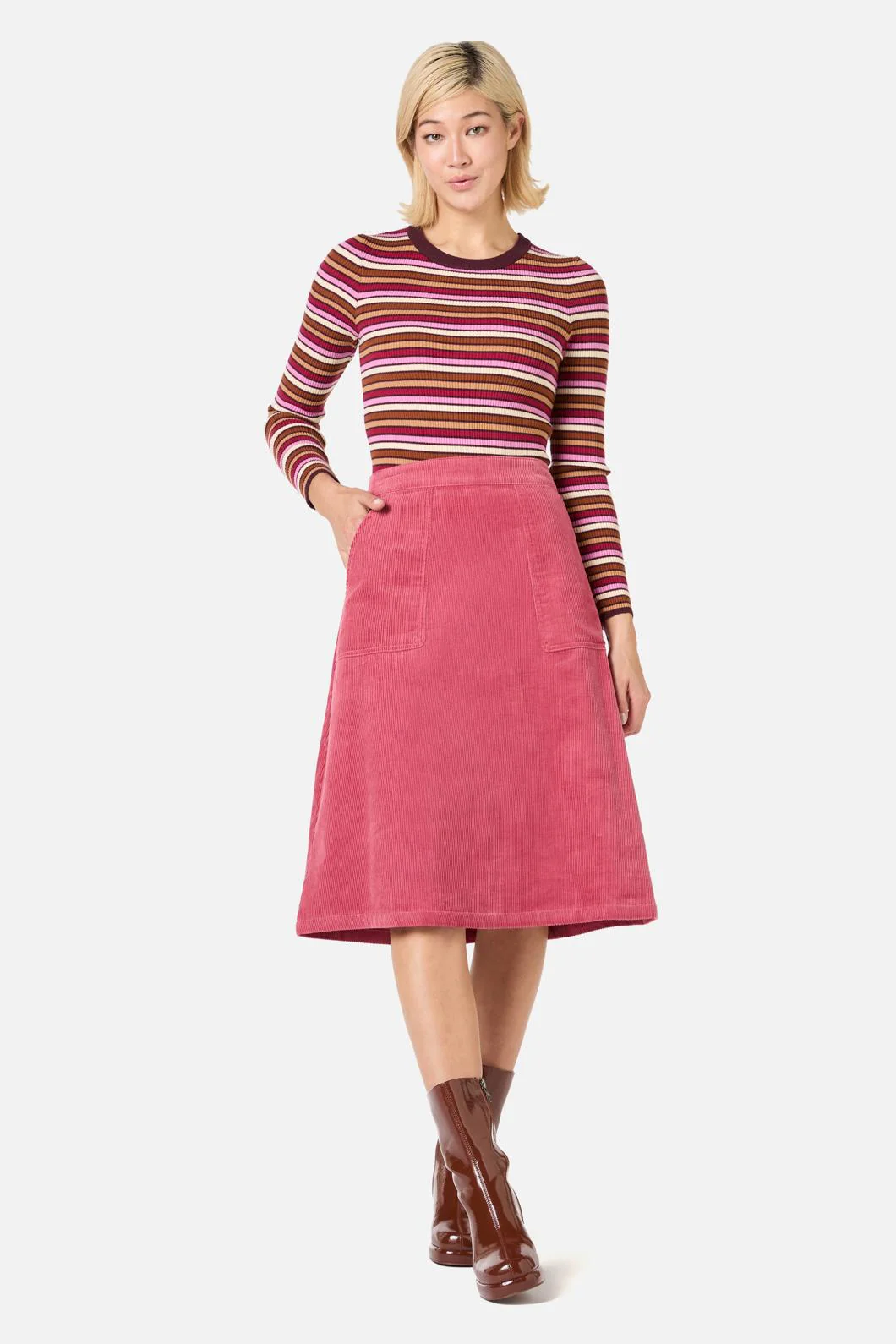 Remy Cord Skirt - Image 7